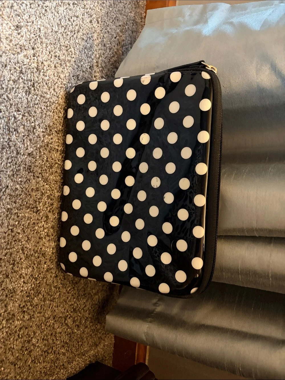 kate spade Black and White Polka Dot Laptop Sleeve